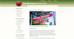 Desktop Screenshot of parkhillorchard.com