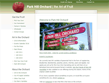 Tablet Screenshot of parkhillorchard.com